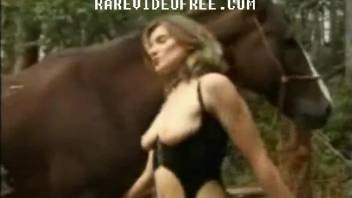 Milfs on cam dealing endless inches of horse cock