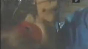Older woman with huge butt, intense bestiality live on webcam