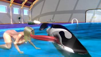 3D zoophile porn movie featuring a killer whale