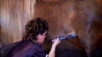Wavy-haired mom savoring zoophilic encounters with all sorts of beasts
