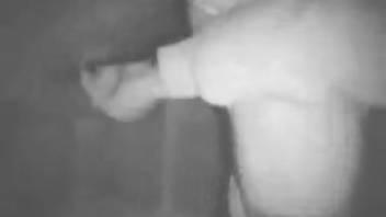 Hung stud with a stiff dick banging a lustful gay man